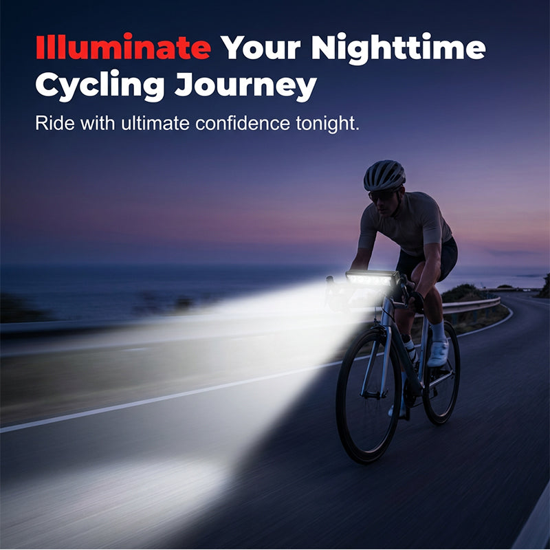 High-Lumen USB Rechargeable Bicycle Light