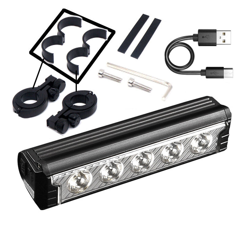 High-Lumen USB Rechargeable Bicycle Light