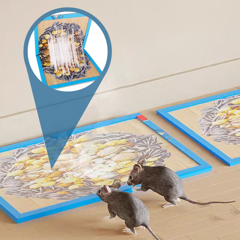 Catch Mice Instantly! Heavy-Duty Disposable Mouse Glue Traps