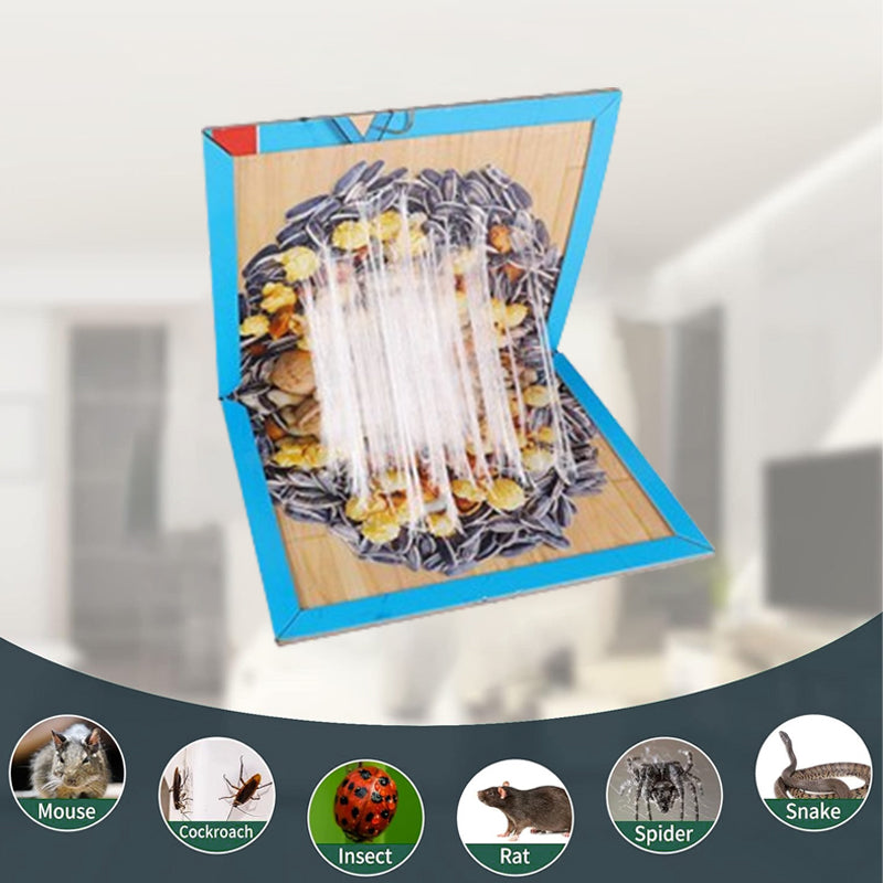 Catch Mice Instantly! Heavy-Duty Disposable Mouse Glue Traps