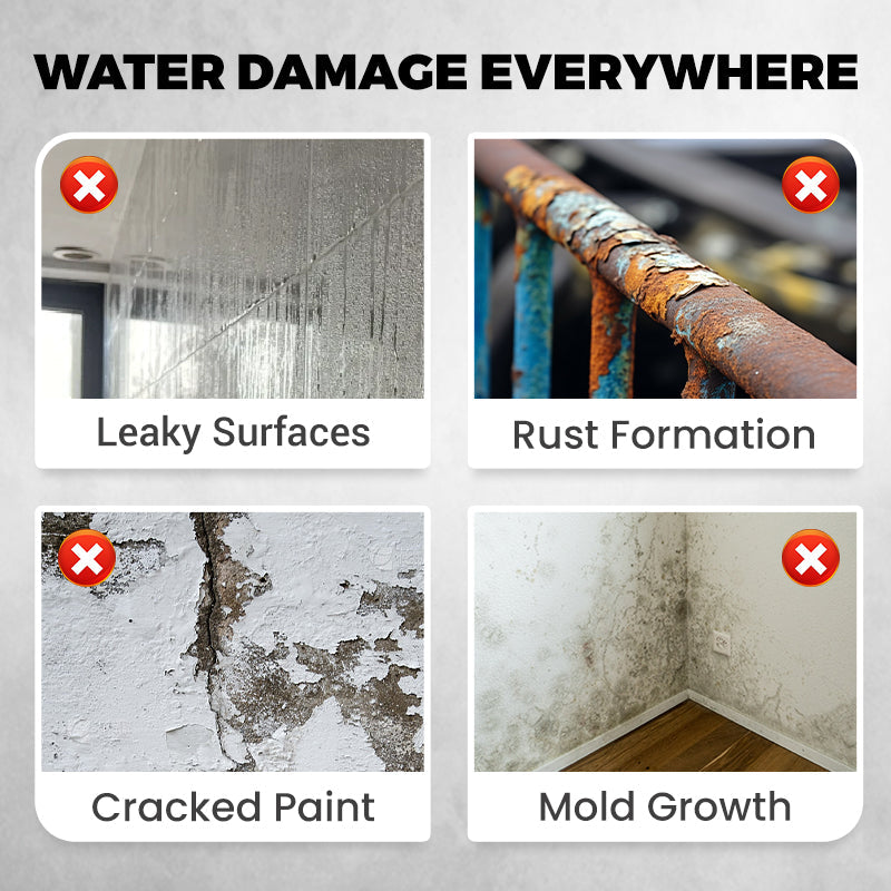 Seal Any Surface! UV-Resistant No-Crack Waterproof Coating
