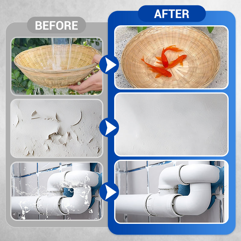 Seal Any Surface! UV-Resistant No-Crack Waterproof Coating