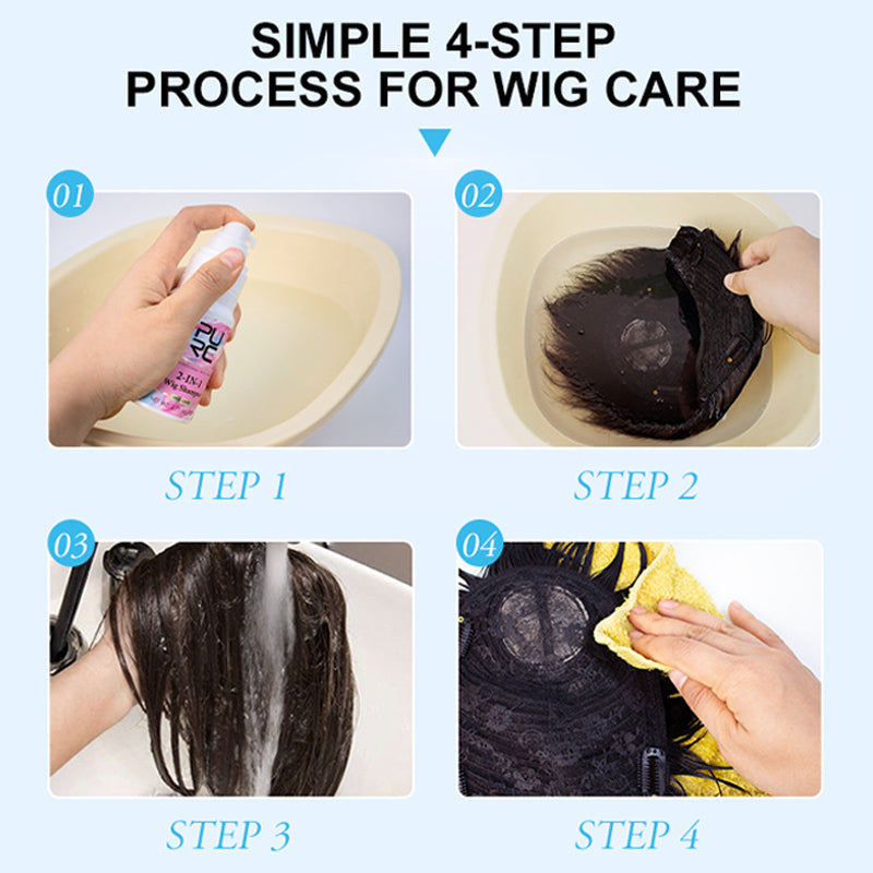 2-in-1 Wig Care Shampoo – Gentle Clean & Condition for All Wig Types