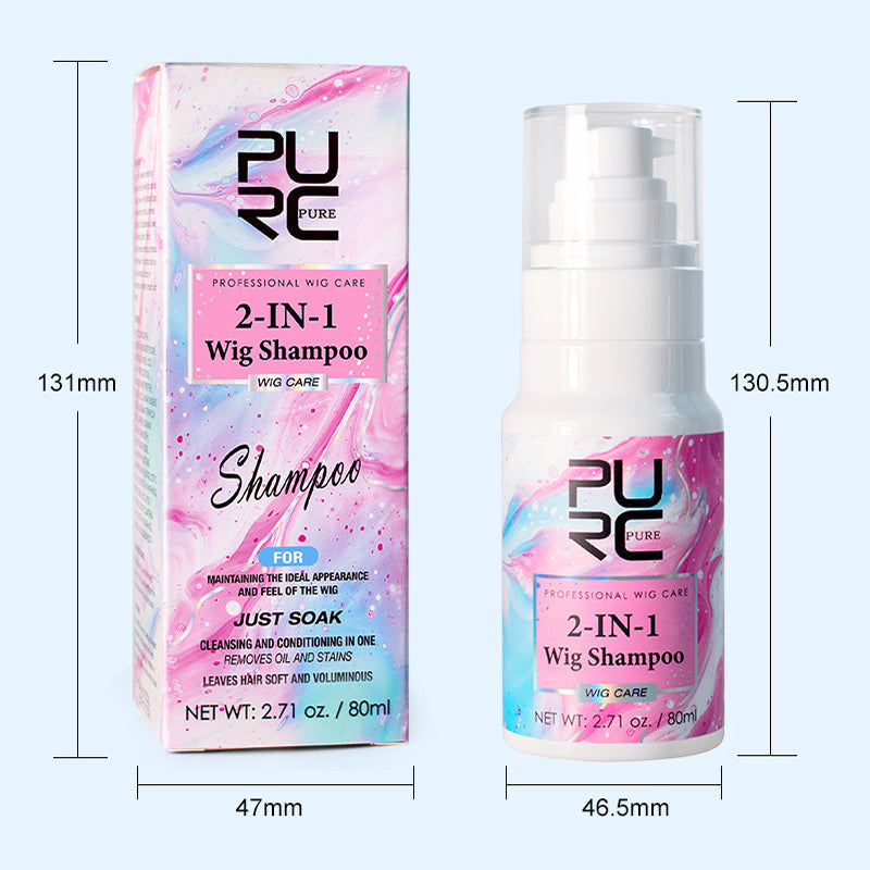 2-in-1 Wig Care Shampoo – Gentle Clean & Condition for All Wig Types