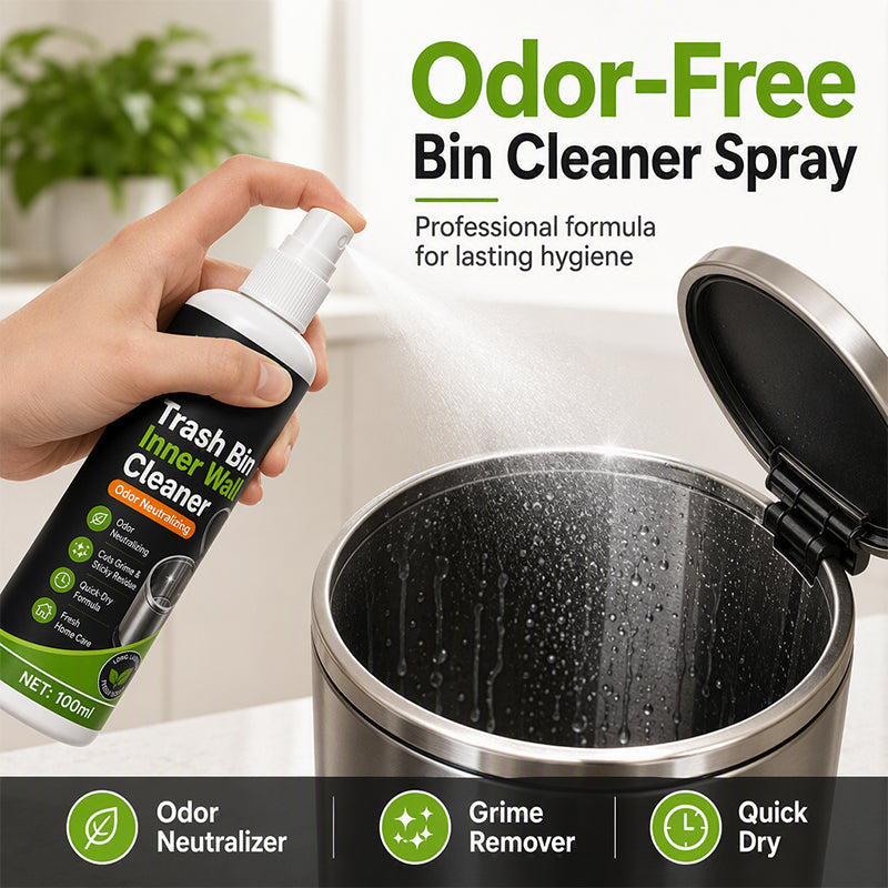 Trash Can Cleaner Spray – Deep-Clean, Deodorize, No Scrubbing