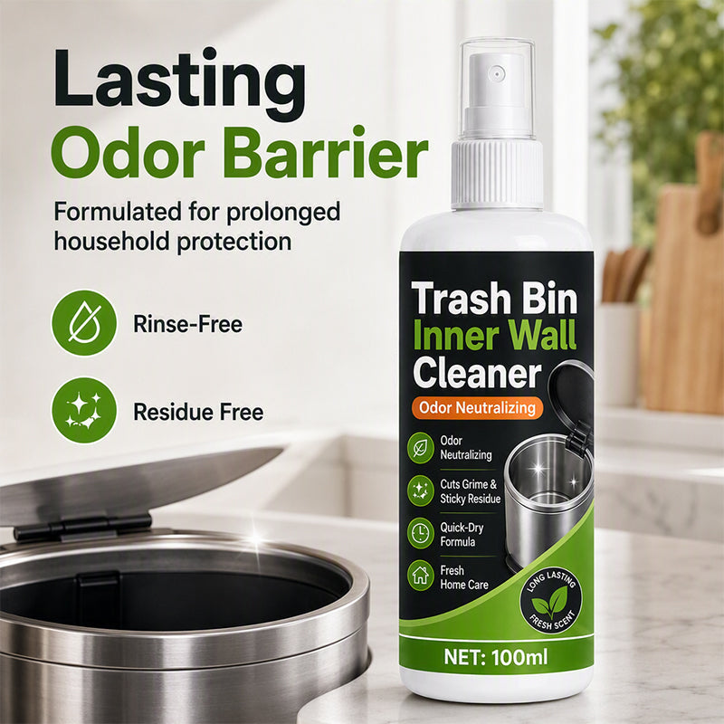 Trash Can Cleaner Spray – Deep-Clean, Deodorize, No Scrubbing