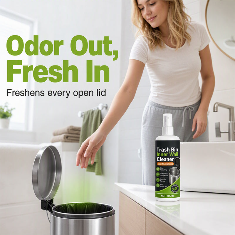Trash Can Cleaner Spray – Deep-Clean, Deodorize, No Scrubbing