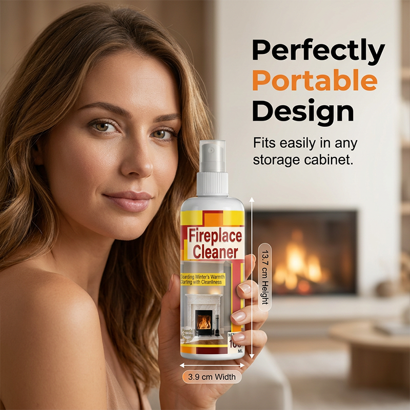 Fireplace Cleaner Spray – No Scrub, No Soot