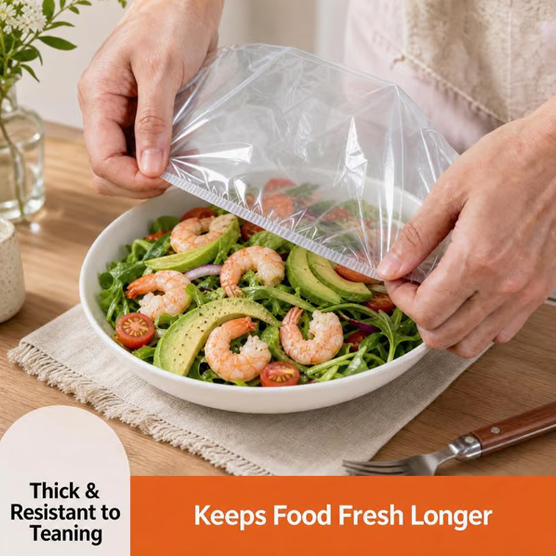 Seal Any Bowl Instantly! Stretch-Fit No-Slip Covers for Food, Shoes & Hair