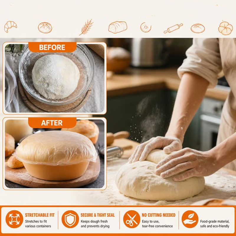 Seal Any Bowl Instantly! Stretch-Fit No-Slip Covers for Food, Shoes & Hair