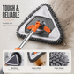Clean High Corners Instantly! 360° Swivel Triangular Mop