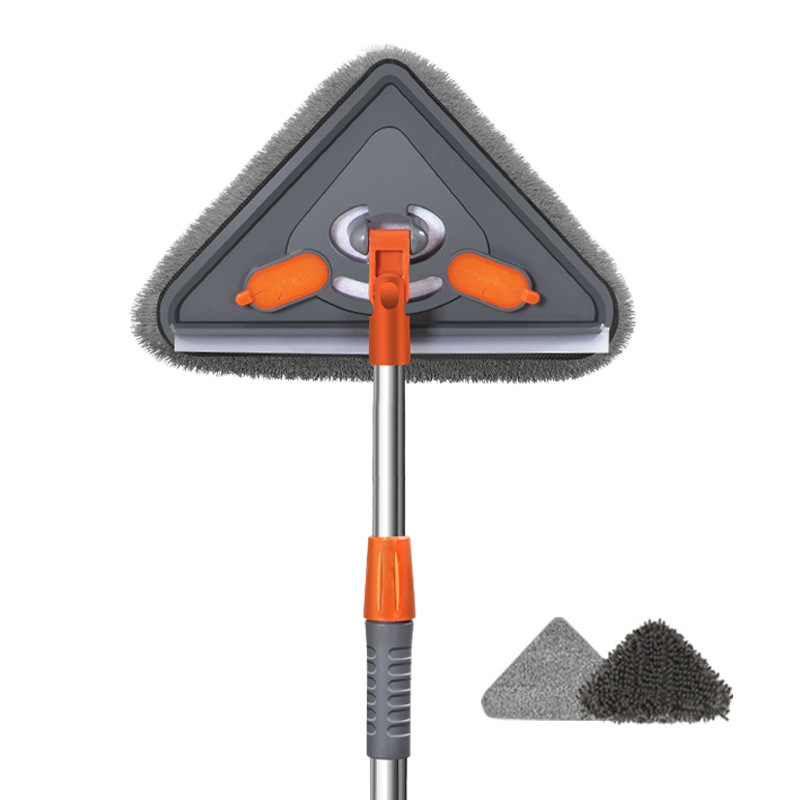 Clean High Corners Instantly! 360° Swivel Triangular Mop