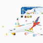 Bump & Go Instantly! No-Stop Light-Up Musical Airplane