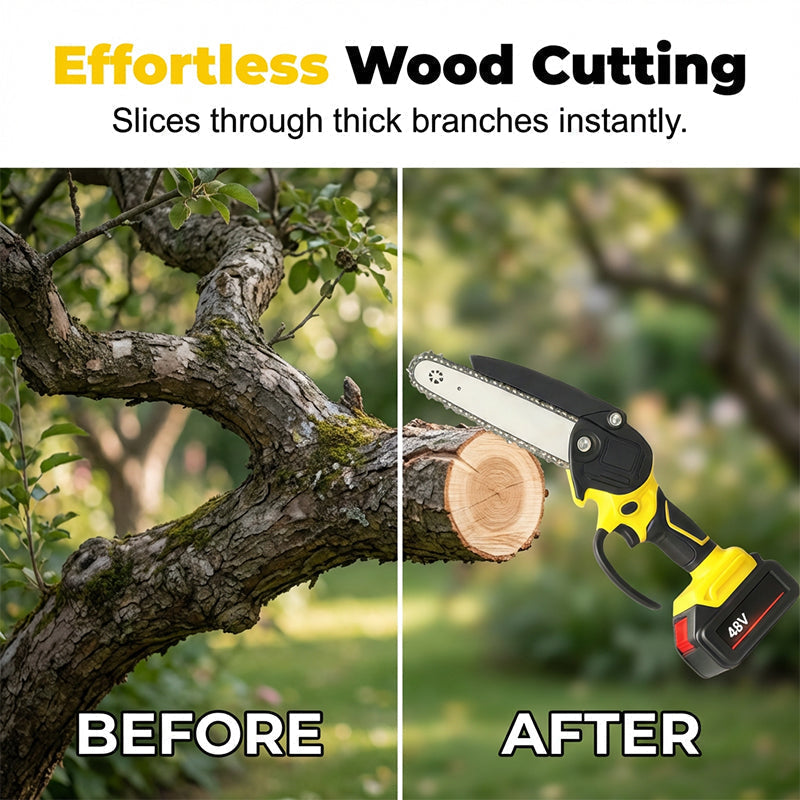 ⏳Time-Limited Special⏰Mini Chainsaw – Cut Fast, No Strain