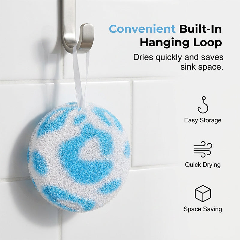 Scrub Any Surface Instantly! No-Scratch Quick-Dry Cleaning Ball