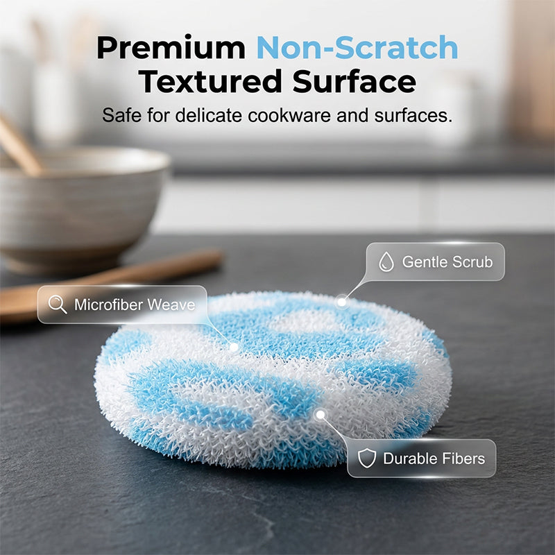 Scrub Any Surface Instantly! No-Scratch Quick-Dry Cleaning Ball