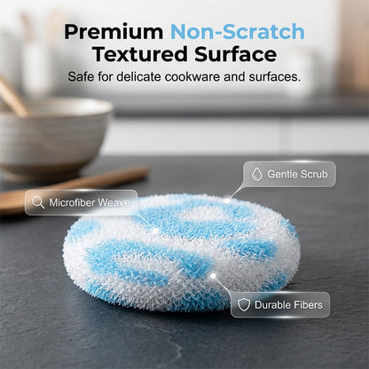 Scrub Any Surface Instantly! No-Scratch Quick-Dry Cleaning Ball