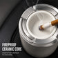 Contain Ash Instantly! No-Odor Rotating Ceramic Car Ashtray