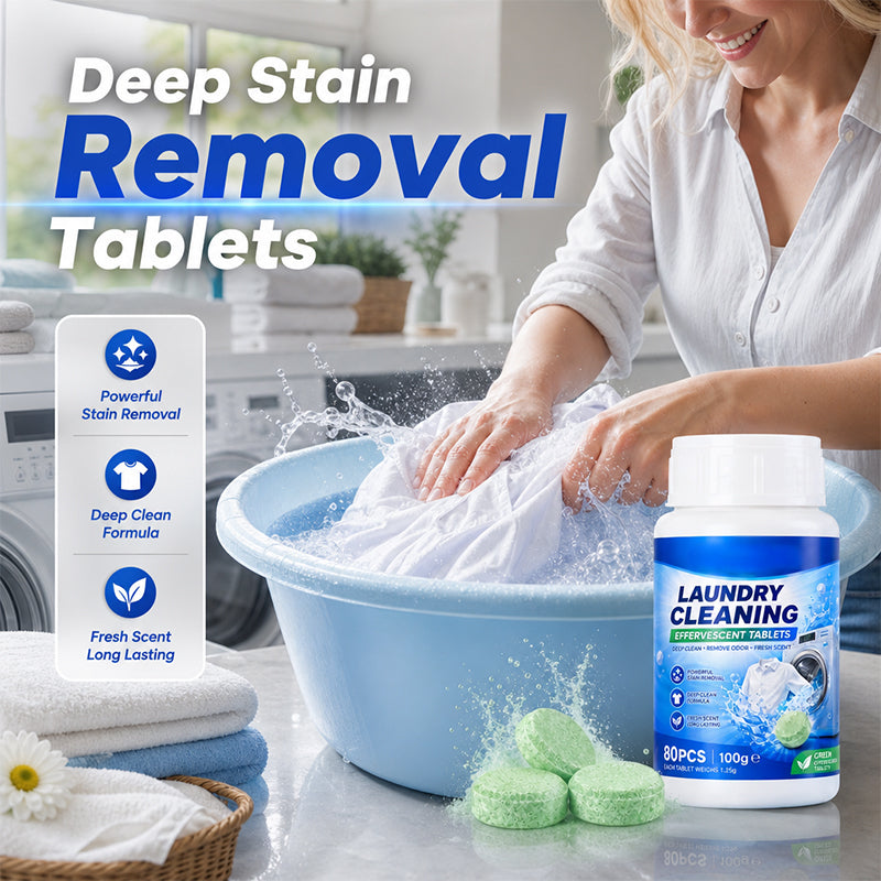 Laundry Stain Remover Effervescent Tablets