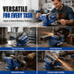Clamp Any Angle Instantly! No-Mark 360° Swivel Bench Vise