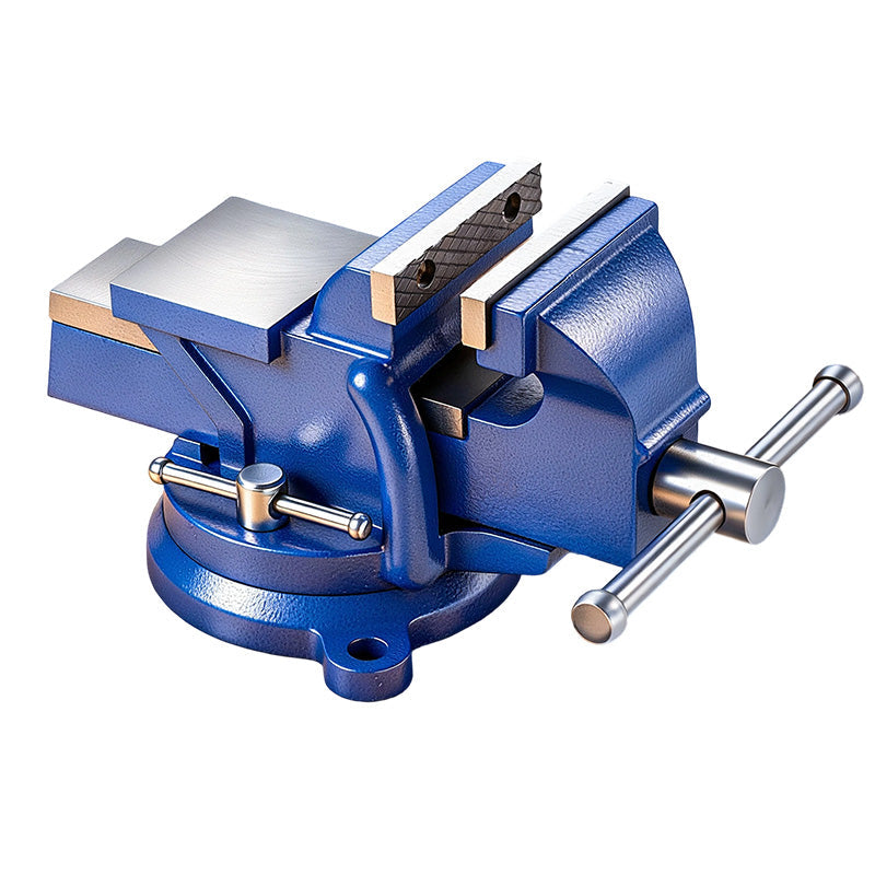Clamp Any Angle Instantly! No-Mark 360° Swivel Bench Vise