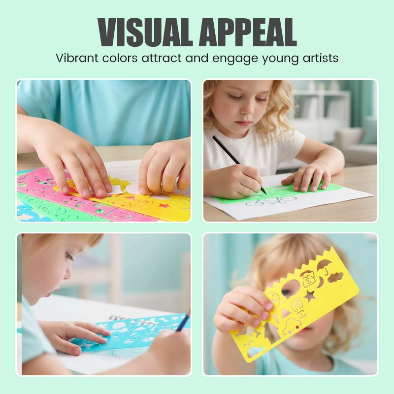 Stencil Drawing Set for Kids