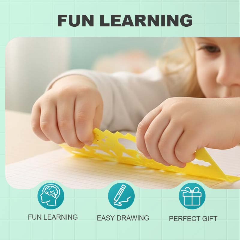 Stencil Drawing Set for Kids