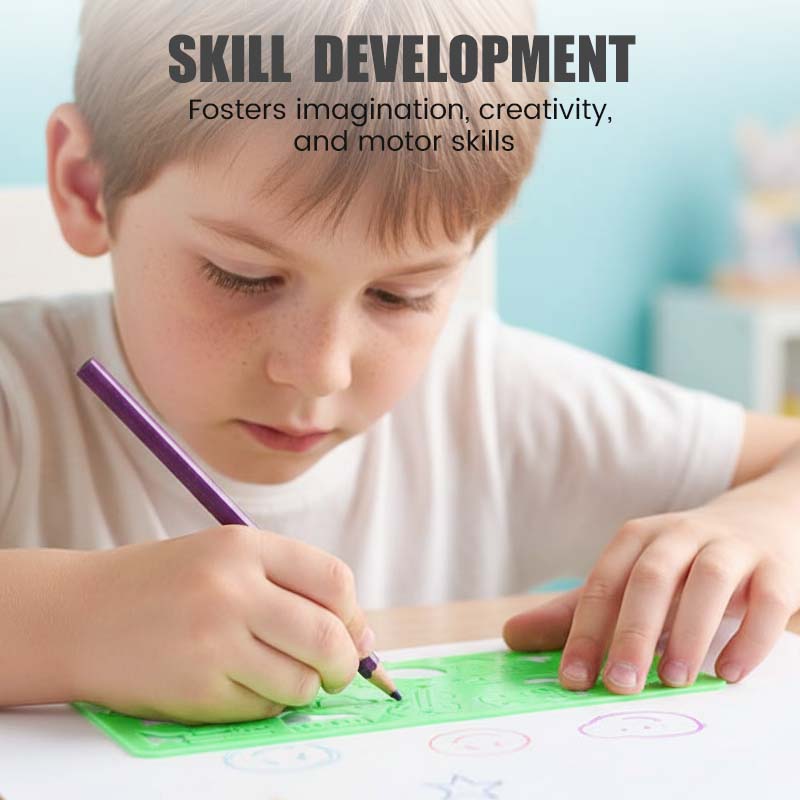 Stencil Drawing Set for Kids