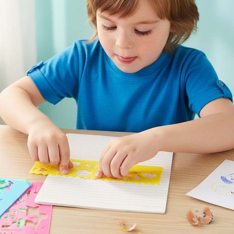 Stencil Drawing Set for Kids