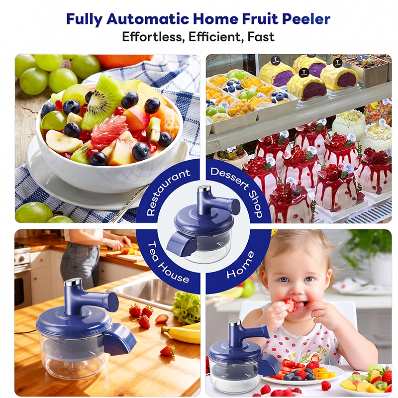 Peel Anything in Seconds! 2-in-1 Cordless Auto Peeler & Mixer