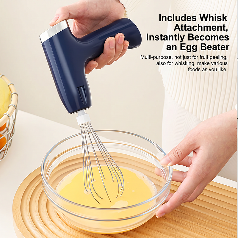 Peel Anything in Seconds! 2-in-1 Cordless Auto Peeler & Mixer