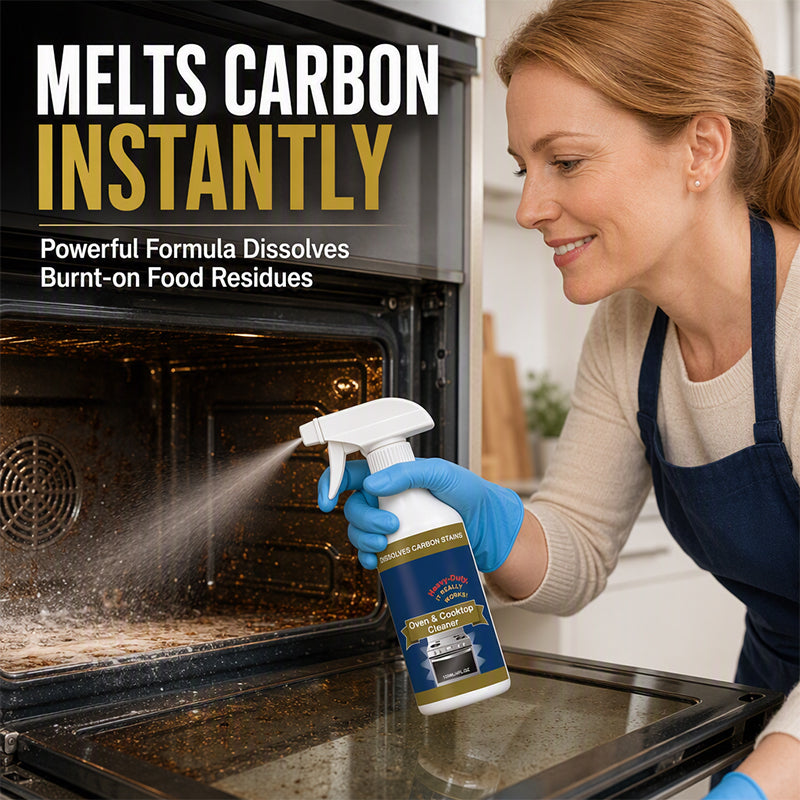 Dissolve Carbon Fast, Protect Your Oven! One-Hand No-Scrub Cleaner Spray
