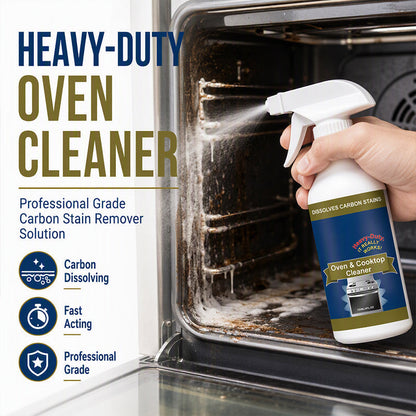 Dissolve Carbon Fast, Protect Your Oven! One-Hand No-Scrub Cleaner Spray