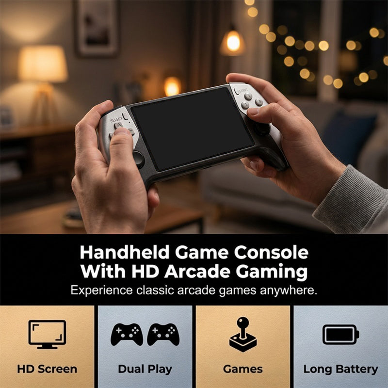 Game Anywhere Instantly! 2-Player HD Handheld Game Console