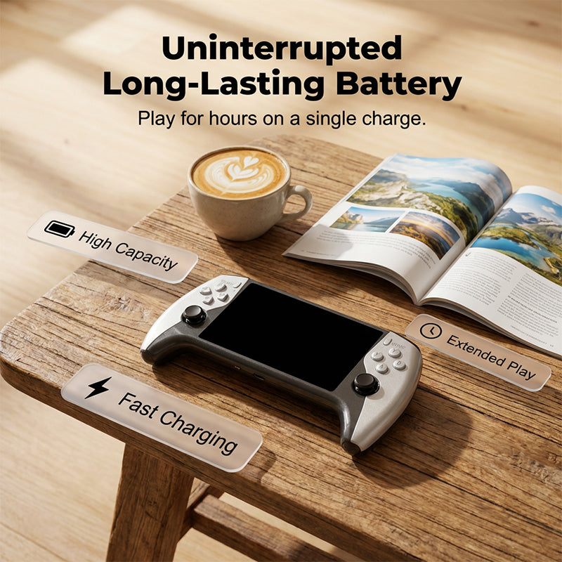 Game Anywhere Instantly! 2-Player HD Handheld Game Console