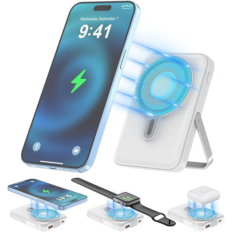 Magnetic Fast Charging Power Bank With Stand