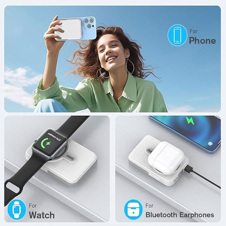 Magnetic Fast Charging Power Bank With Stand