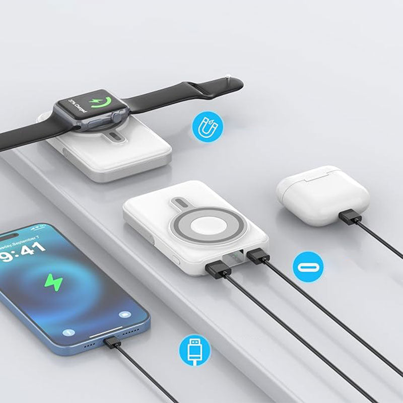 Magnetic Fast Charging Power Bank With Stand