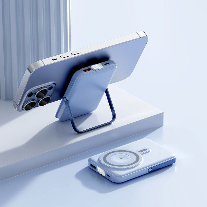 Magnetic Fast Charging Power Bank With Stand