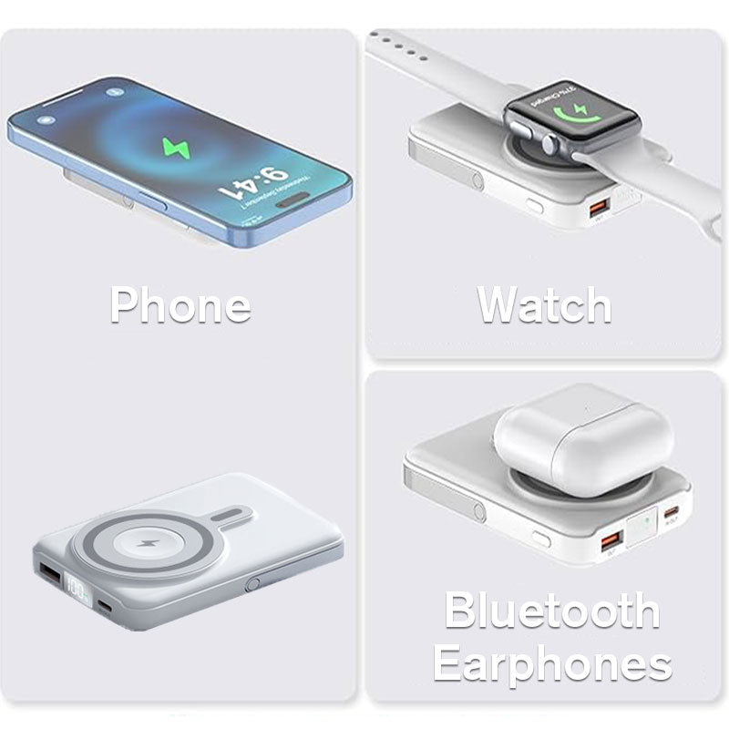 Magnetic Fast Charging Power Bank With Stand