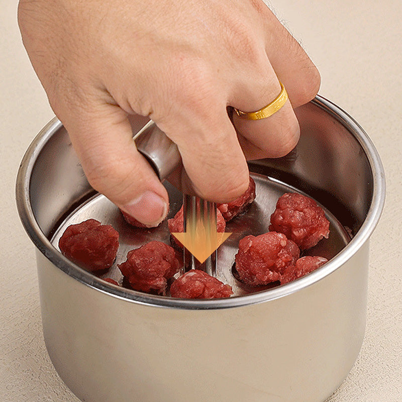 Shape Perfect Meatballs Instantly! Rust-Proof No-Stick 304 Steel Mold