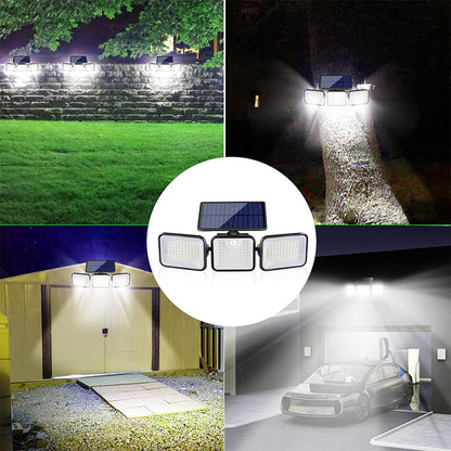 Light Any Area Instantly! No-Wire Motion-Sensor Solar Floodlight