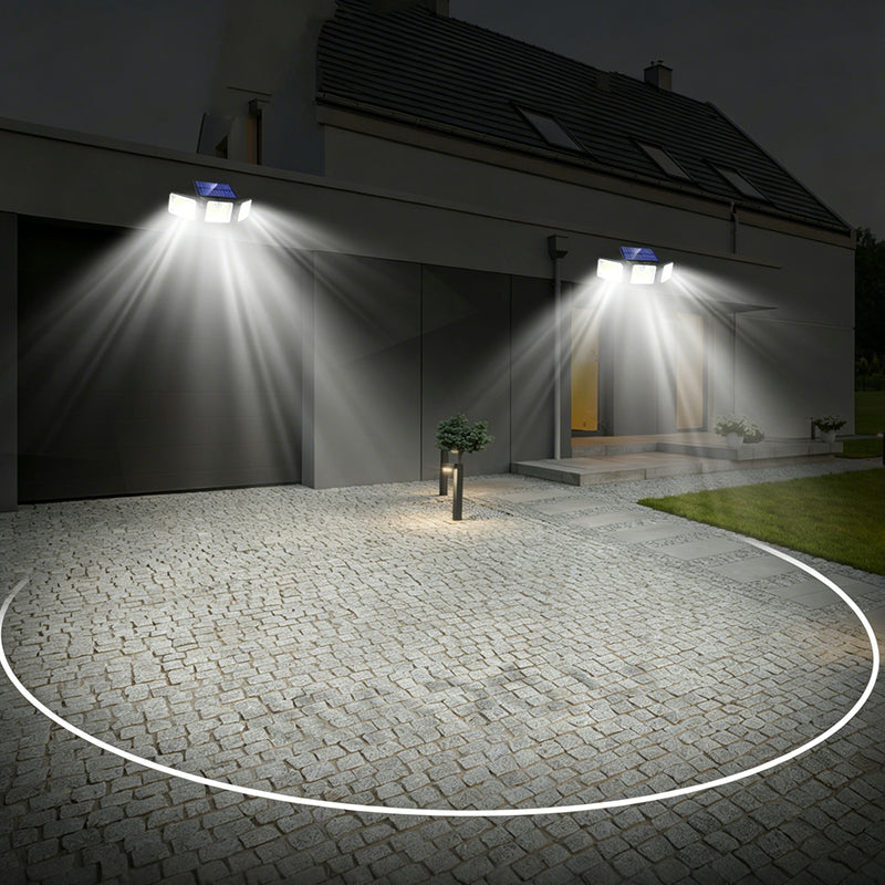 Light Any Area Instantly! No-Wire Motion-Sensor Solar Floodlight