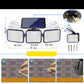Light Any Area Instantly! No-Wire Motion-Sensor Solar Floodlight