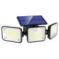 Light Any Area Instantly! No-Wire Motion-Sensor Solar Floodlight