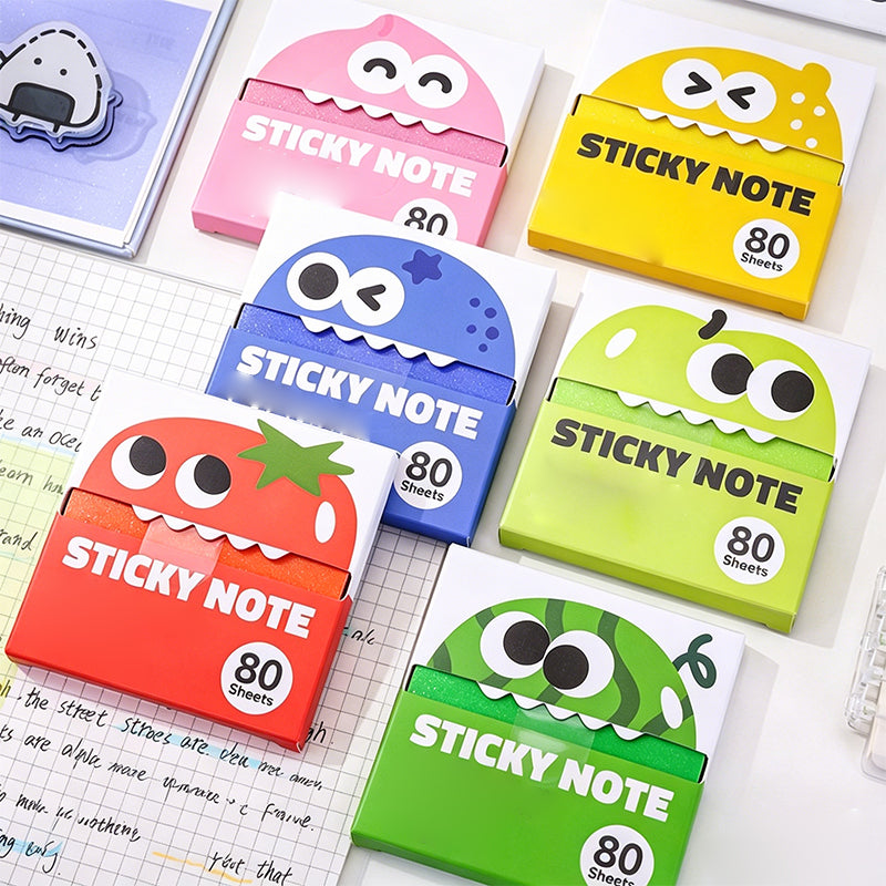 Grab Notes Instantly! No-Residue Pearlescent Pop-Up Sticky Notes