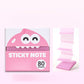 Grab Notes Instantly! No-Residue Pearlescent Pop-Up Sticky Notes
