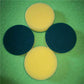 Double-Sided Round Sponge Scrubber