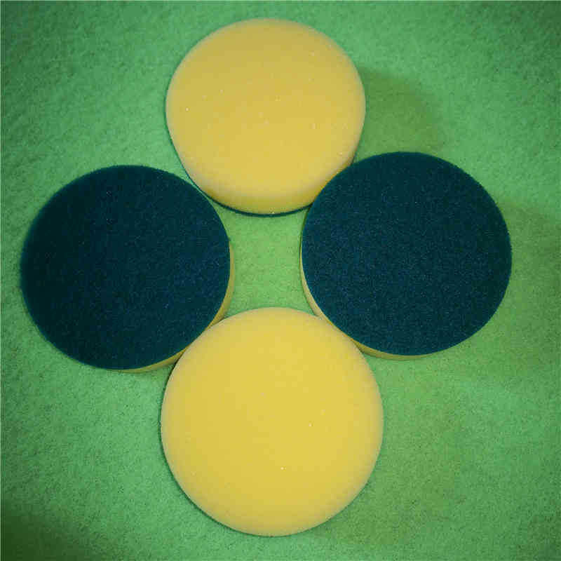 Double-Sided Round Sponge Scrubber
