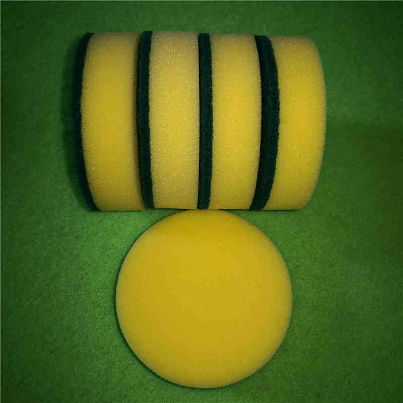 Double-Sided Round Sponge Scrubber